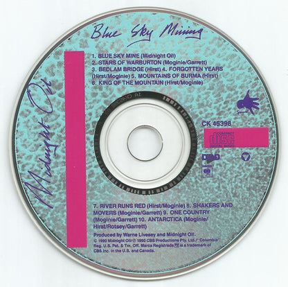 Midnight Oil : Blue Sky Mining (Album)