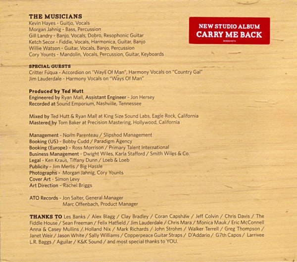 Old Crow Medicine Show : Carry Me Back (Album)