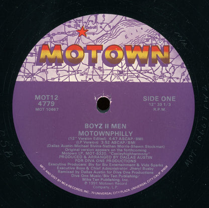 Boyz II Men : Motownphilly (12",33 ⅓ RPM,Single)