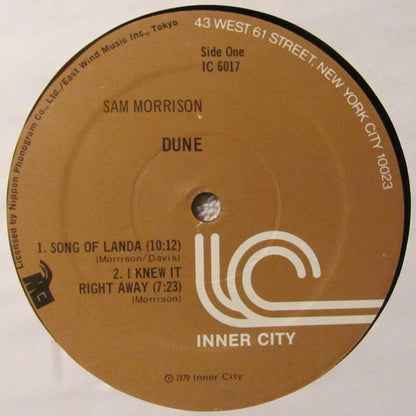 Sam Morrison : Dune (LP,Album,Stereo)