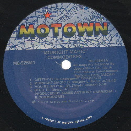 Commodores : Midnight Magic (LP,Album,Stereo)