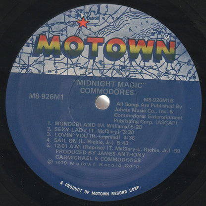 Commodores : Midnight Magic (LP,Album,Stereo)