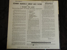 Johnny Mandel : Johnny Mandel's Great Jazz Score I Want To Live! (LP,Album,Stereo)