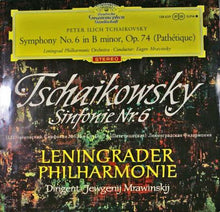 Pyotr Ilyich Tchaikovsky – Leningrad Philharmonic Orchestra, Evgeny Mravinsky : Symphony No. 6 In B Minor, Op. 74 (Pathétique) (LP,Stereo)