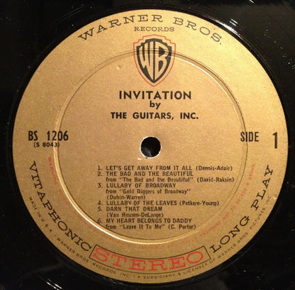 Guitars, Inc., The : Invitation (LP)