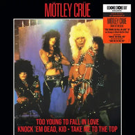 Mötley Crüe - Too Young To Fall In Love EP (RSD Black Friday 2023, Orange/ Black EP Vinyl) UPC: 4050538957365