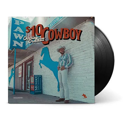 Charley Crockett - $10 Cowboy (Standard Edition, Black LP Vinyl) UPC: 691835881331