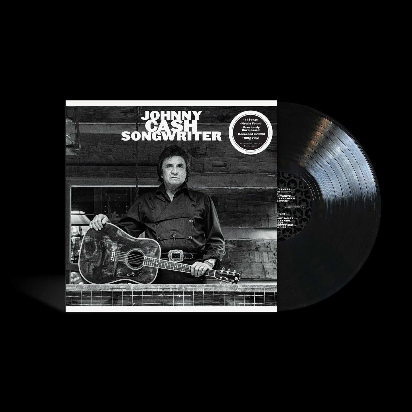 Johnny Cash - Songwriter (Standard Edition, Black LP Vinyl) UPC: 602458828764