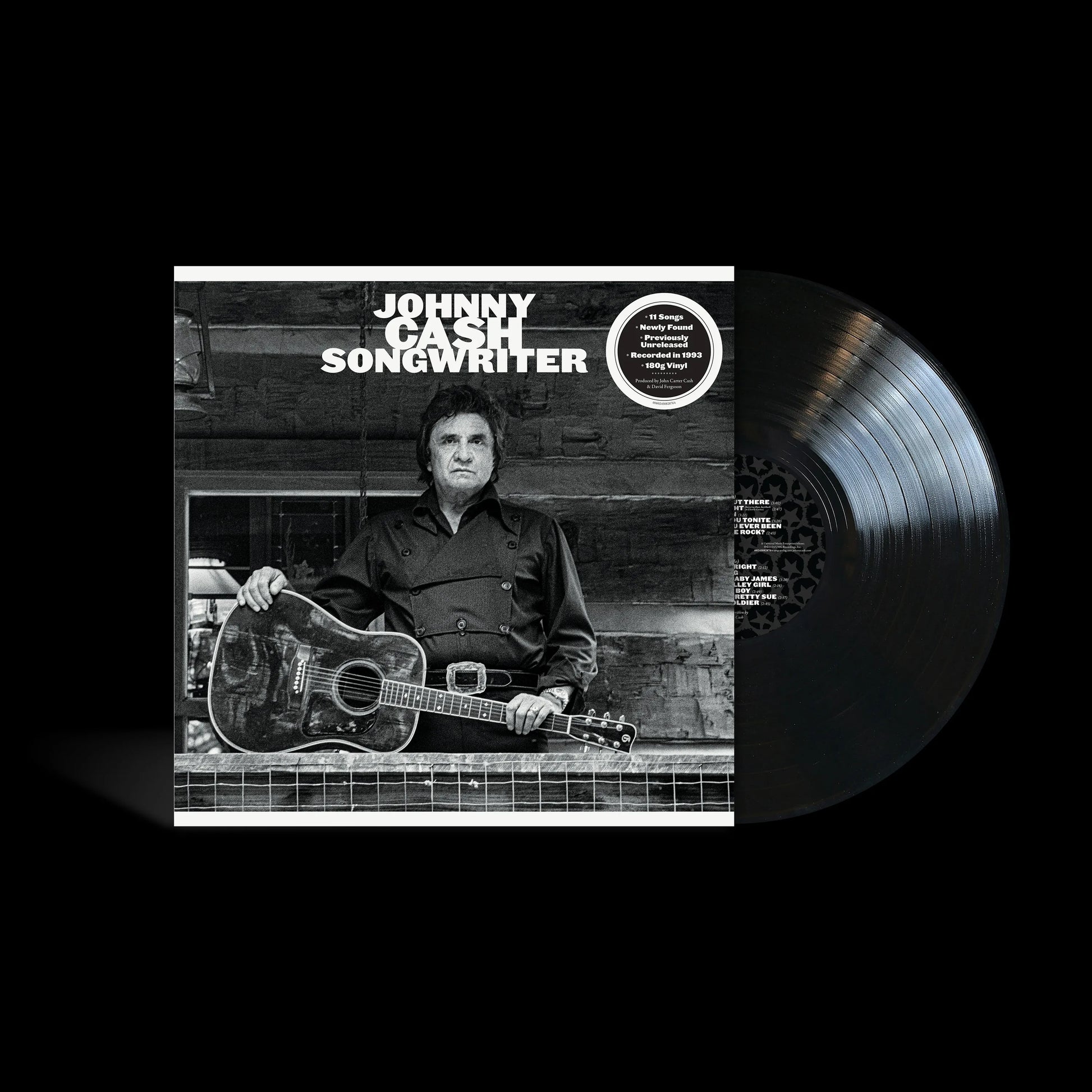 Johnny Cash - Songwriter (Standard Edition, Black LP Vinyl) UPC: 602458828764