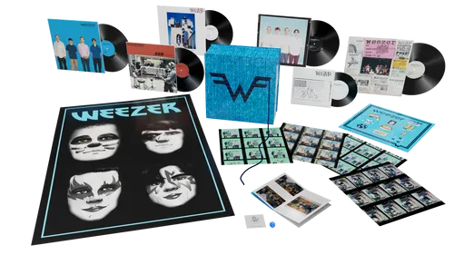 Weezer - Blue: 30th Anniversary (Super Deluxe Vinyl Boxset, 4LP, 10-inch EP and 7-inch) UPC: 602465731002