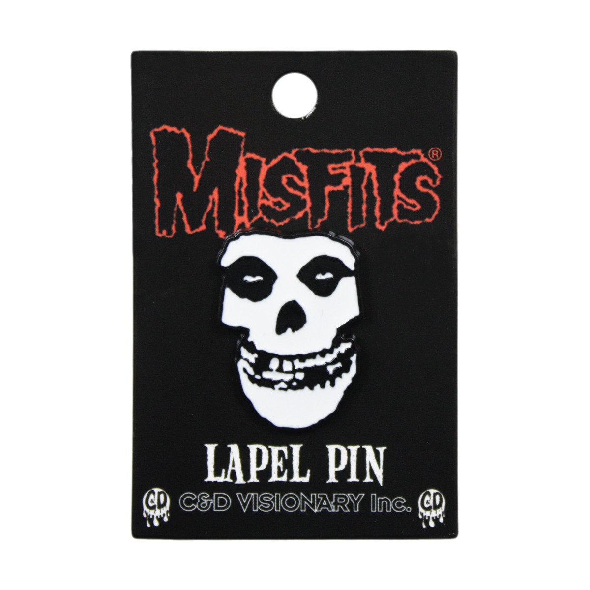 Enamel Pin - The Misfits - Crimson Ghost Fiend Skull