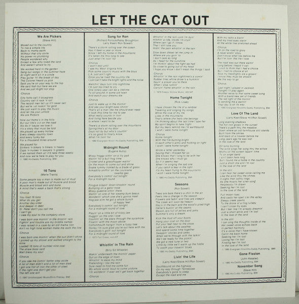 Pickers : Let The Cat Out (LP,Album)