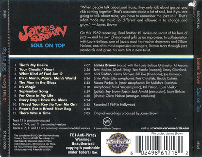 James Brown With Oliver Nelson Conducting Louie Bellson Orchestra : Soul On Top (Album,Reissue)