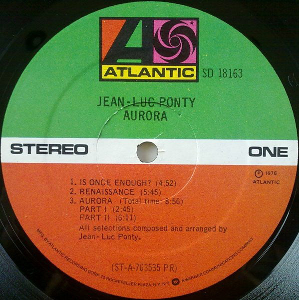 Jean-Luc Ponty : Aurora (LP,Album)