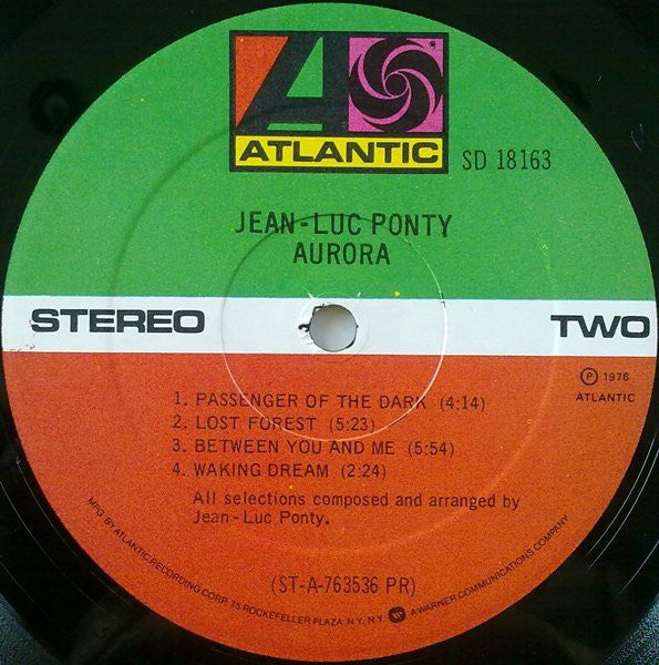 Jean-Luc Ponty : Aurora (LP,Album)