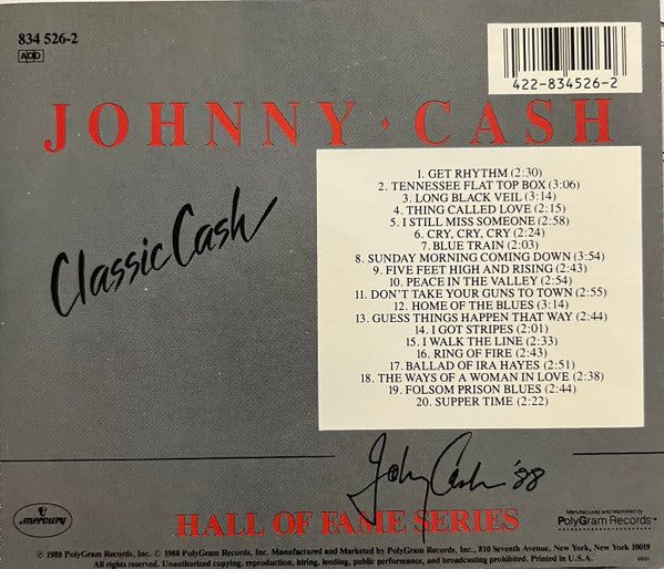 Johnny Cash : Classic Cash (Album)