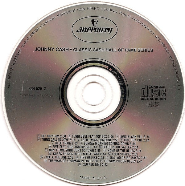 Johnny Cash : Classic Cash (Album)