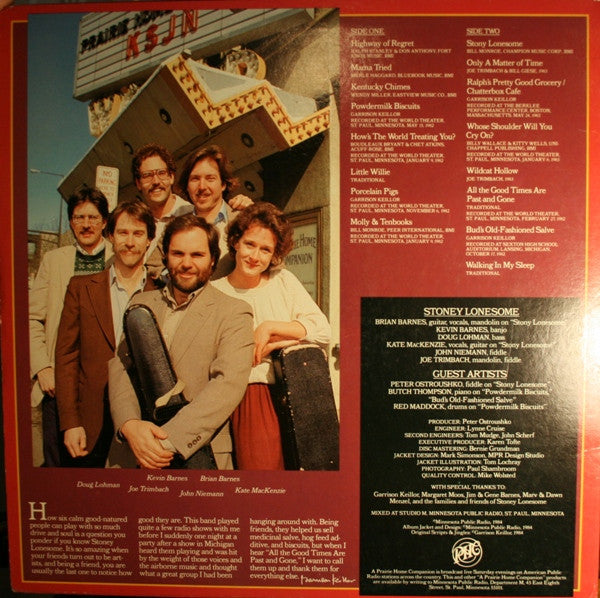 Stoney Lonesome : A Prairie Home Companion Presents Stoney Lonesome (LP,Album,Stereo)