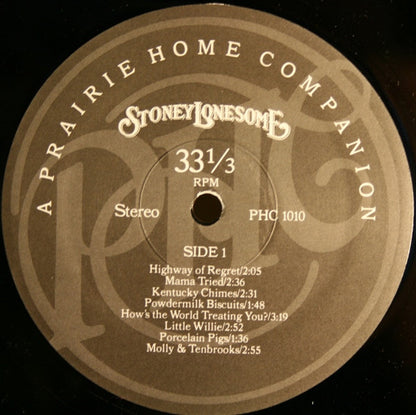 Stoney Lonesome : A Prairie Home Companion Presents Stoney Lonesome (LP,Album,Stereo)