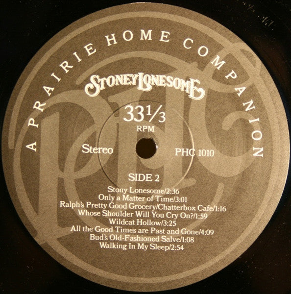 Stoney Lonesome : A Prairie Home Companion Presents Stoney Lonesome (LP,Album,Stereo)