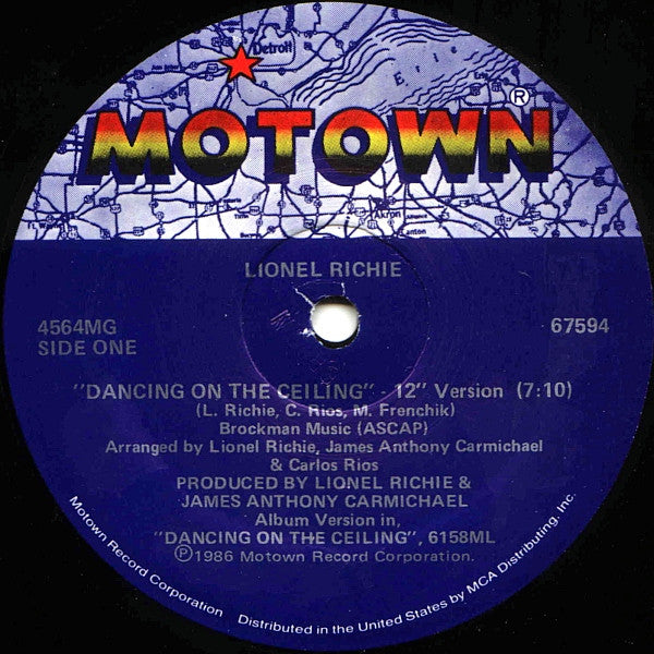 Lionel Richie : Dancing On The Ceiling (Special Remix) (12",33 ⅓ RPM,Single)