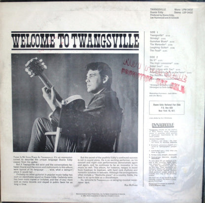 Duane Eddy : Twangsville (LP,Album,Mono)