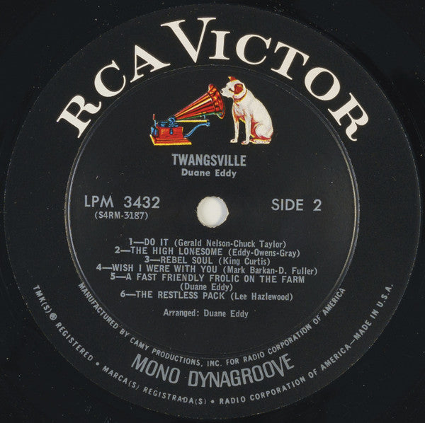 Duane Eddy : Twangsville (LP,Album,Mono)