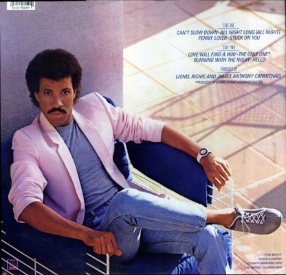 Lionel Richie : Can't Slow Down (LP,Album,Stereo)