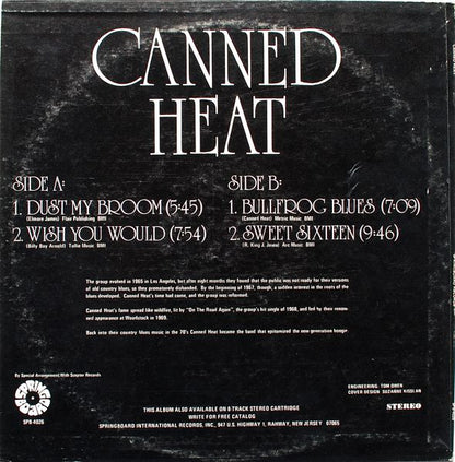 Canned Heat : Original Canned Heat (LP,Compilation,Reissue)