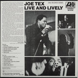 Joe Tex : Live And Lively (LP,Album,Stereo)