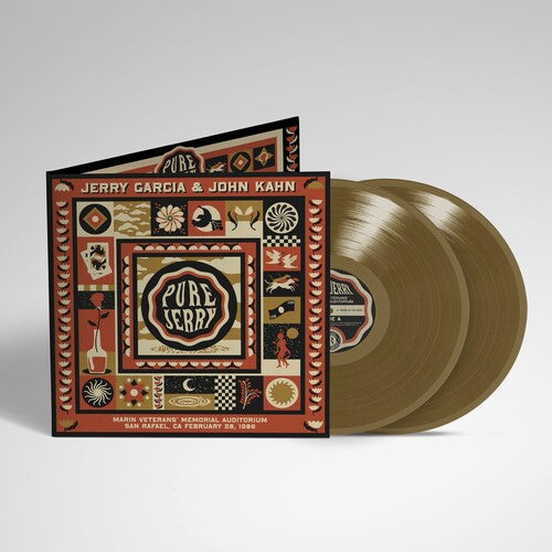 Jerry Garcia & John Kahn - Pure Jerry: Marin Veterans Memorial Auditorium, San Rafael, CA - February 28, 1986 (RSD Black Friday 2023, 2LP Gold Vinyl) upc: 880882577612