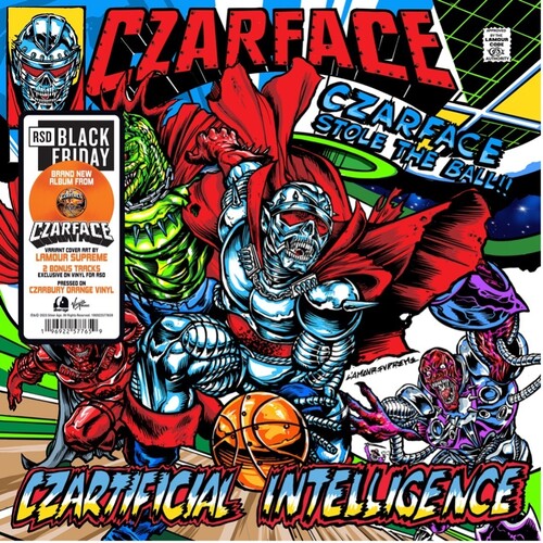 Czarface - Czartificial Intelligence (Stole The Ball Edition) (RSD Black Friday 2023, Orange LP Vinyl) UPC: 196922577659