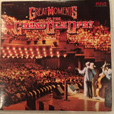 Various : Great Moments At The Grand Ole Opry (LP,Compilation)