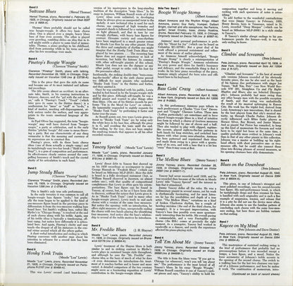 Various : Cuttin' The Boogie: Piano Blues And Boogie Woogie, 1926-1941 (LP,Compilation,Mono)