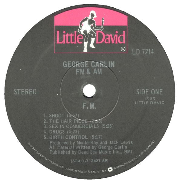George Carlin : FM & AM (LP,Album,Reissue)