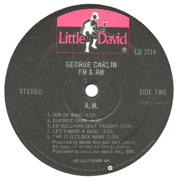 George Carlin : FM & AM (LP,Album,Reissue)