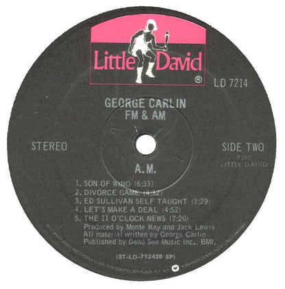 George Carlin : FM & AM (LP,Album,Reissue)