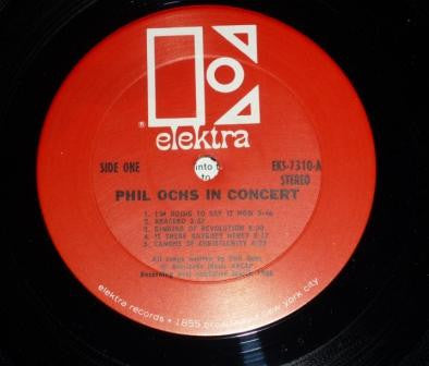 Phil Ochs : In Concert (LP,Reissue,Stereo)