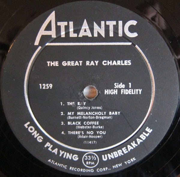 Ray Charles : The Great Ray Charles (LP,Album,Mono)