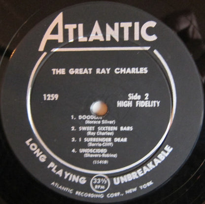 Ray Charles : The Great Ray Charles (LP,Album,Mono)