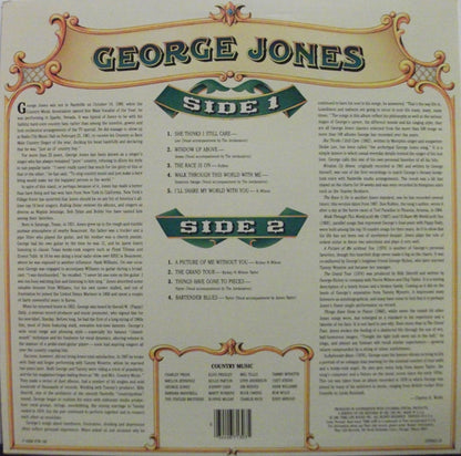 George Jones (2) : Country Music (LP,Album,Compilation,Stereo)
