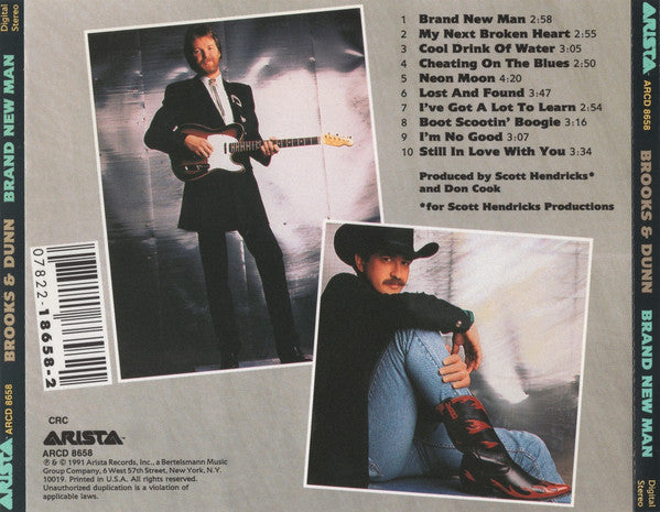 Brooks & Dunn - Brand New Man (CD) (VG+, VG+)