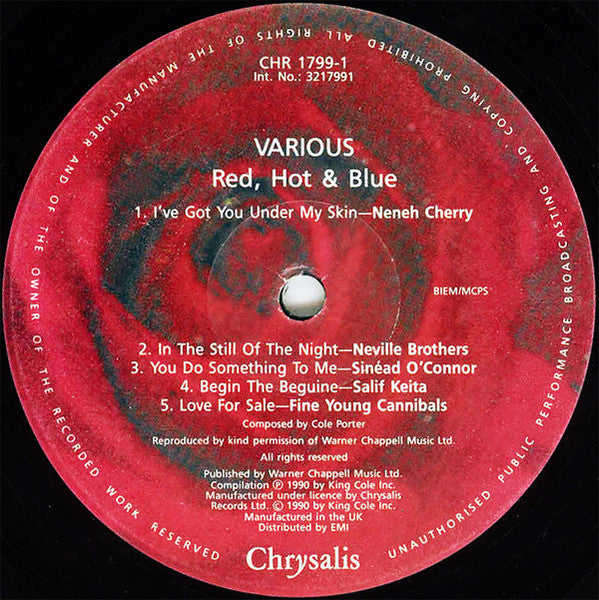 Various : Red, Hot & Blue (LP,Album,Stereo)