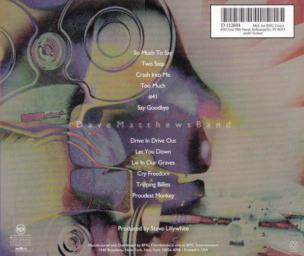 Dave Matthews Band : Crash (Album,Club Edition)