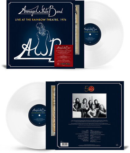 The Average White Band - Live At The Rainbow Theatre 1974 (RSD 2024, White LP Vinyl) UPC: 5014797911246