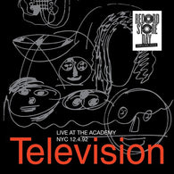 Television - Live at the Academy (RSD 2024, 2LP Colored Vinyl) UPC: 881626802816