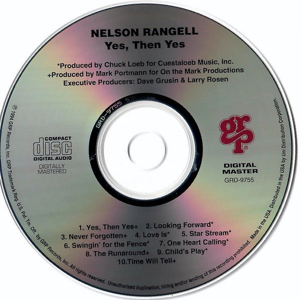 Nelson Rangell : Yes, Then Yes (Album)