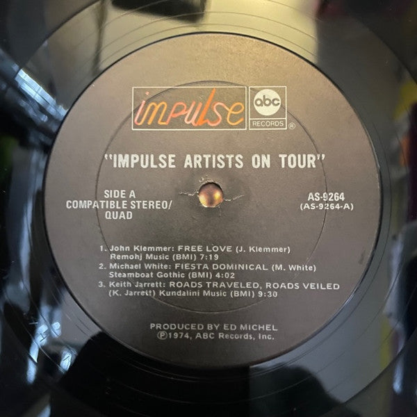 Various : Impulse Artists On Tour (LP,Compilation,Stereo,Quadraphonic)