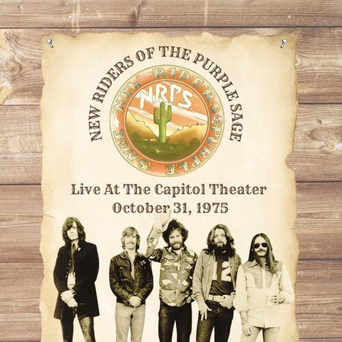 New Riders of the Purple Sage - Live at the Capitol Theater - October 31, 1975 (Cream 2LP Vinyl) UPC: 630428084414