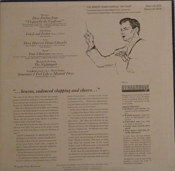 Robert Shaw Chorale, The : The Robert Shaw Chorale "On Tour" (LP,Stereo)